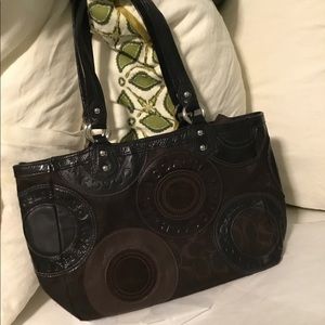 Coach Signature circles bag